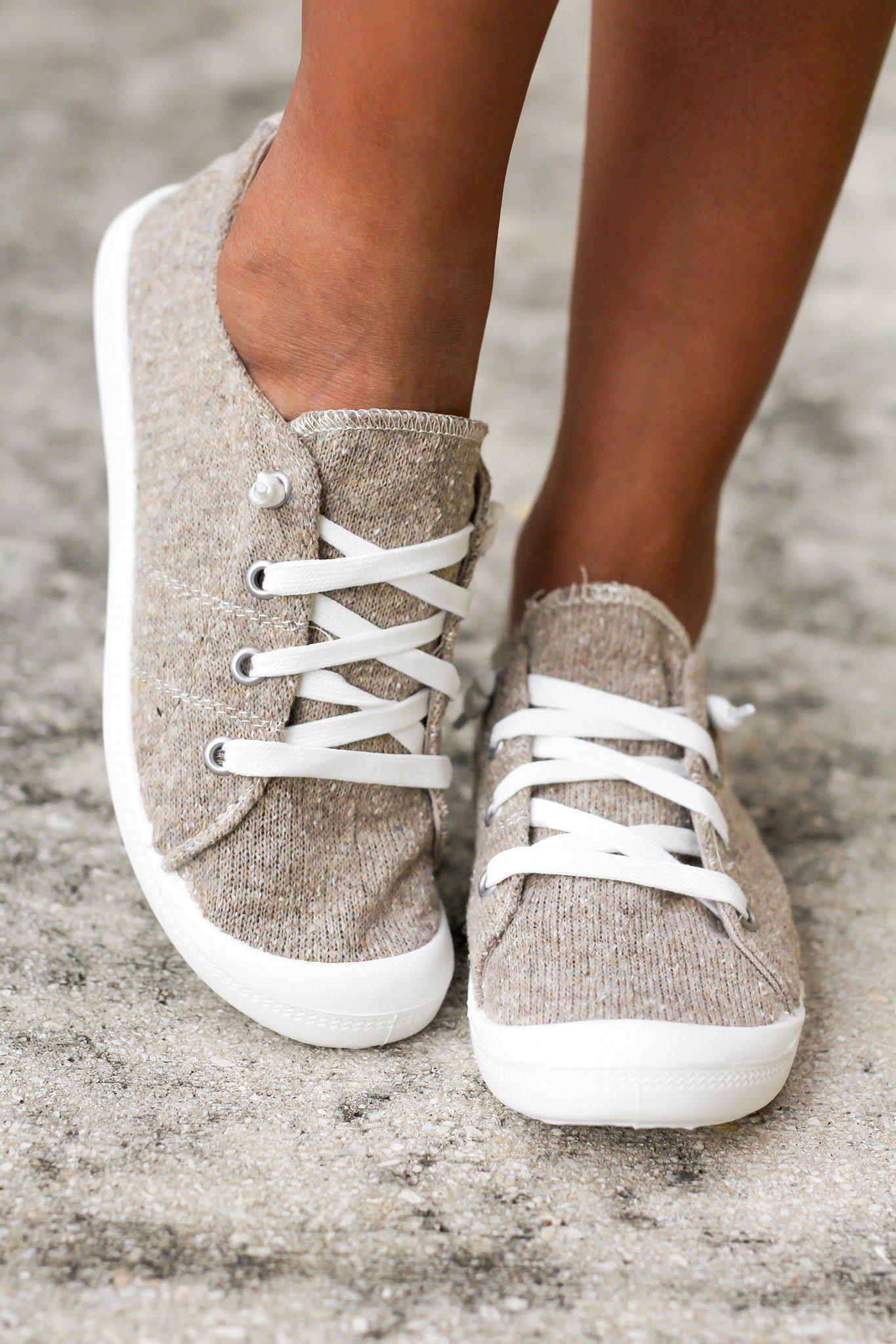 Stylish Akira Beige Slip - On Sneakers for Any Occasion