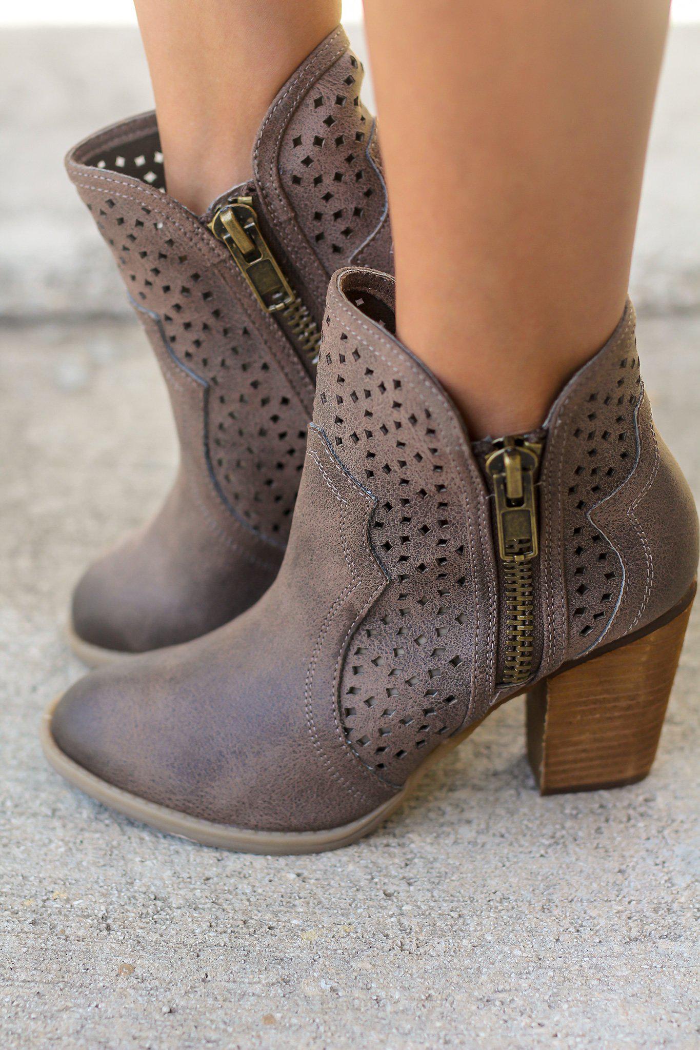 Stylish Taupe Gretchen Booties for Every Occasion